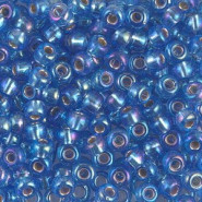Miyuki seed beads 6/0 - Silverlined sapphire ab 6-1019